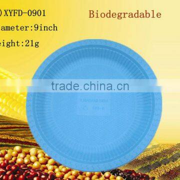 9 Inch Cornstarch Disposable Dinner Plates&dishes