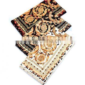 Top Fashion High Quality Pure Silk Ptinted Scarf Customized Scarves Shawl Wraps photo-5
