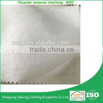 Oeko Tex 100 Polyester Nonwoven Interlining Textile Fabric Adhesive photo-2