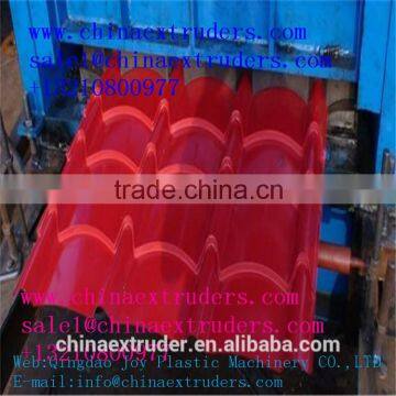 PVC/ASA roof tile forming machine