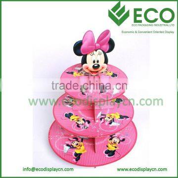 Hot Sale Eco-Friendly Cardboard Cupcake Counter Display