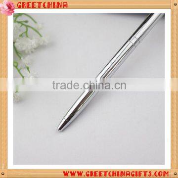 Top Grade Business Custom Hotel Copper Pen Holder Chromium Plated Advertising Pen photo-5