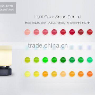 Mini Bluetooth Speaker Smart LED Bed Light Lamp Wireless Music Player photo-3