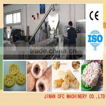 CE Approved High Quality Extruded Puffed Corn Snacks Machine