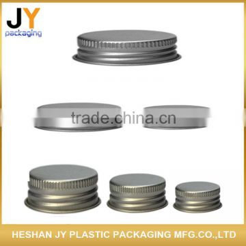 Plastic bottle aluminium cap / aluminium cosmetic jar screw cap / lotion toner jar aluminium cap