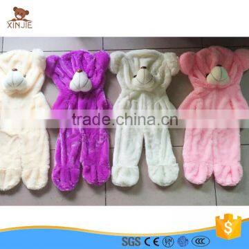 customize good quality unstuffed teddy bear skin