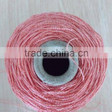 Fancy TT/beads Yarn 1/6.7Nm 55%Linen 45%Viscose photo-2