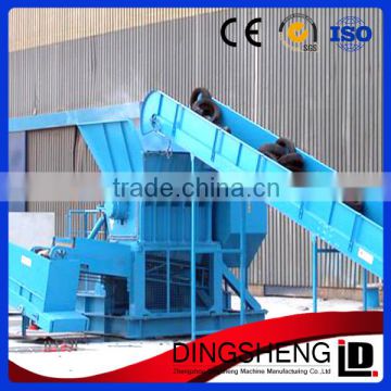 Good performance rubber tire shredding machine