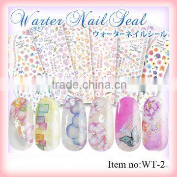 DIY Product fashionable nail art sticker for girls/Eco-friendly non-toxic Custom nail art stickers