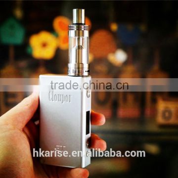 Hottest Cloupor GT 80w box mod Super energy-saving dual 18650 battery small size temperature control newest cloupor GT TC mod