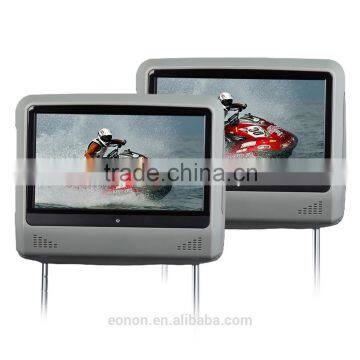 EONON L0276 9" HD Detachable Touch Screen Headrest DVD (Gray Color)