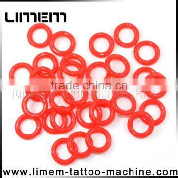 Red Color Tattoo Machine Silicone O Ring Mixed Colors High Quality Best Shock Absorption