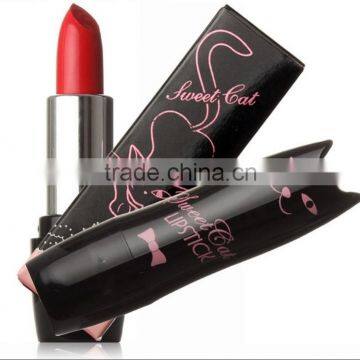 Mendior Taobao 12 color lip gloss original color cosmetics lipstick sweet cat black tube OEM/ODM