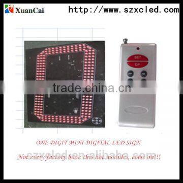 American, French, Russian, Japanese favorite products 1 digit led sign