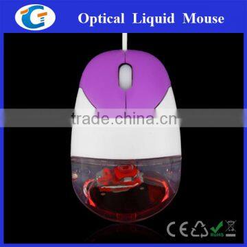 Retractable USB Mini Liquid Mouse With Personalized Floater photo-4