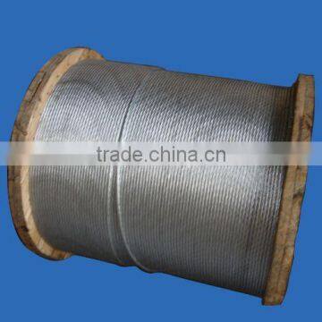 Hot zinc coated steel cable for Overhead Transmission Line