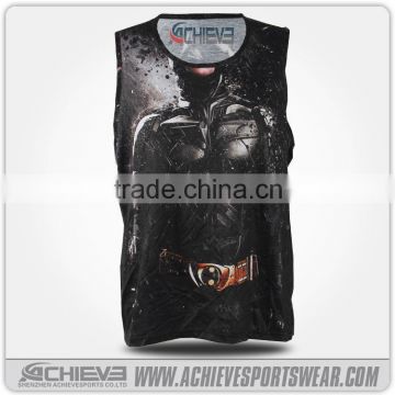 custom design and printing gym singlet