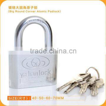 Chrome Plated Side Round Corner High Grade Padlock