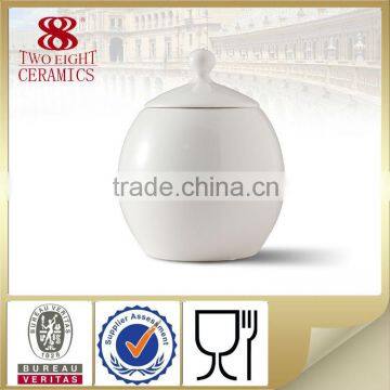 Hotel Dining Table Sets , Porcelain Small Serving Sugar Pot for Coffee photo-4