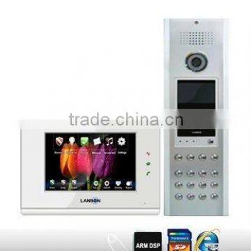 LANBON IP video door phone for multi apartment, IP wired video intercom system