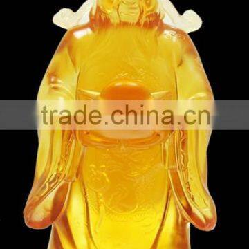 Factory Wholesale Large Size Crystal/Jade Transparent Buddha Statue---Good for Wealth