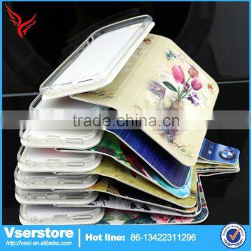 2015 Wholesale High Quality Fashion Custom Leather Mobile Phone Case For Iphone 6G With Car and Human Printing photo-2