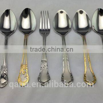 Stainless steel spoon & fork set with gift box