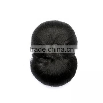 Factory Wholesale Cheap Hair Piece Synthetic Clip Hair Bun Pieces