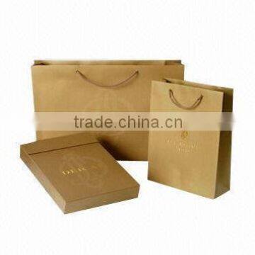 Paper bags/take away/Kraft paper bag/shopping bags with handle