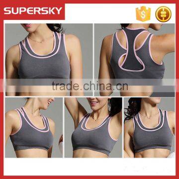 K-91 Woman Sport Tank Top Sexy Sports Bra Top for Ladies Fitness Yoga Bra Yoga Vest photo-4