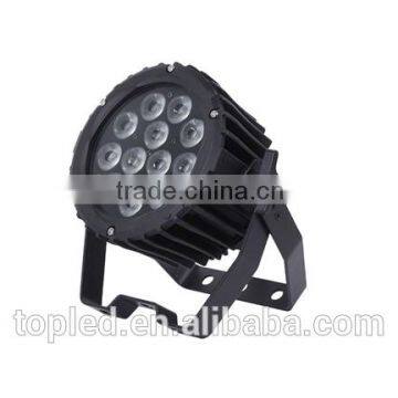 Alibaba wholesale price led stgae light 12*Tri-RGB Slim par can IP66 outdoor flat par