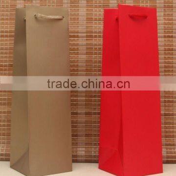 wine recycled paper bag wholesale