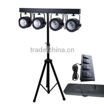 Super Brightnesss and Sound Control 4*30W RGB LED COB Par Light for Events Shows