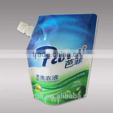 Juice plastic bag/ liquid packaging plastic bag/ reusable juice spout pouch