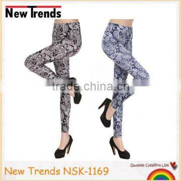 Elegent paisley printed cheap leggings