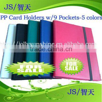 360pcs Game Cards With Blue Color, 9-pocket Pages, pp Portfolios Holders, Dongguan Supplier Quality Choice