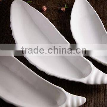 Porcelain Dinner Square White Irregular Plate for Restaurant Hotel Home photo-4