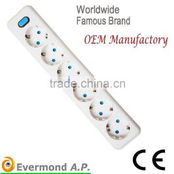 Hot item 3-6 Ways 16A 220V-240V European Electrical Extension