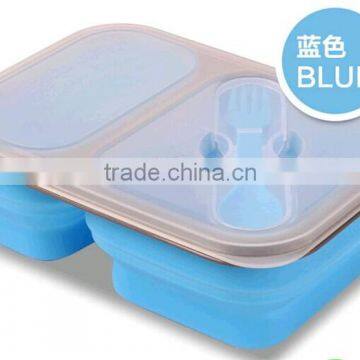 2015 Wholesale silicone collapsible lunch box /storage box                        
                                                Quality Choice