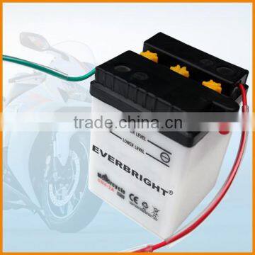 Dependable 6v dry charged pp container large capacity motorcycle battery manufacture factory