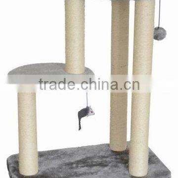 Two springboard cat tree cat scratching post