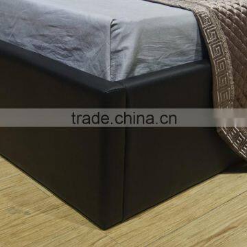 Eastern King Black Leatherette Storage Bed,Modern Leather Bed With Lift Storage MA001 photo-5