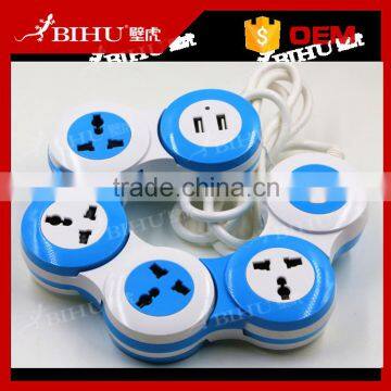 BIHU Brand Socket Different Shape Extension Socket Nice Design Usb Socket