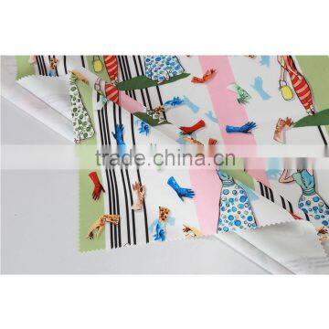 Colorful pattern made in China polyester spandex scuba print knit fabric