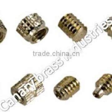 brass molded inserts & threaded inserts