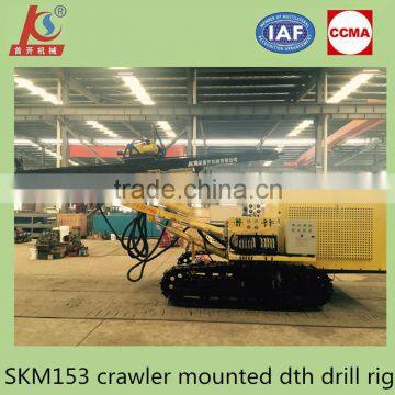 Double power ! SKM153 crawler mounted bore pile drilling machine