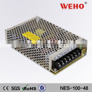 90~132 ac input voltage 48v switching power supply 100w smps for led/cctv