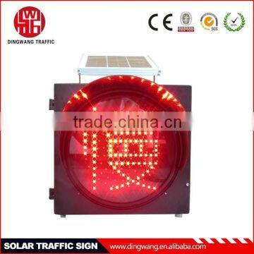 Red or Black Solar Amber-slow Warning Light