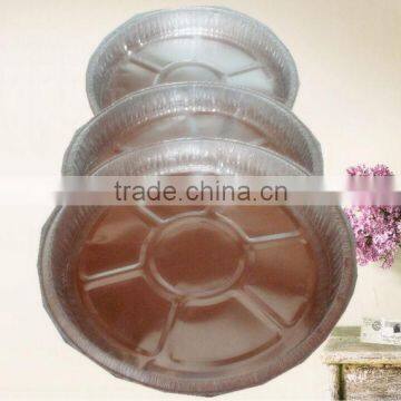 circular aluminium containers is well used for food catering