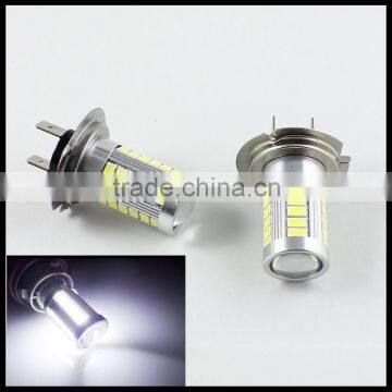 h7 high power led light 5630 chip 33 smd xenon white h7 fog light headlight driving drl car light h7 auto lamp bulb